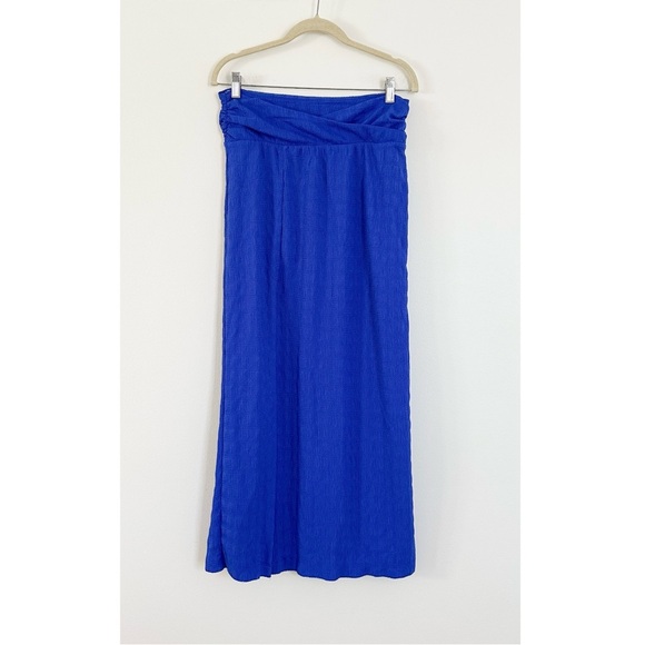 Free People NEW Tovah Skirt Mazarine Royal Blue Size Medium - Picture 6 of 6